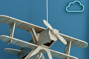Nursery Frame Mockup - Airplane kids, a Print Template by Milan Mockup (Thumbnail 3 of 7)
