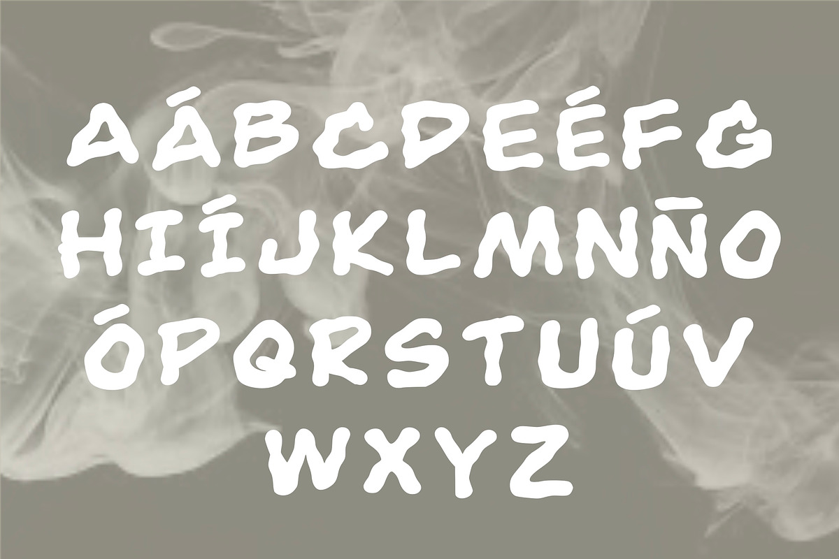 SMOKEY FONT, a Font by Callmecalmy (Photo 2 of 2)