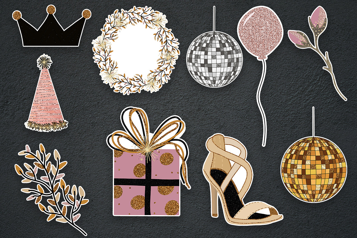 January Stickers for Cricut, an Illustration by illuztrate (Photo 6 of 8)