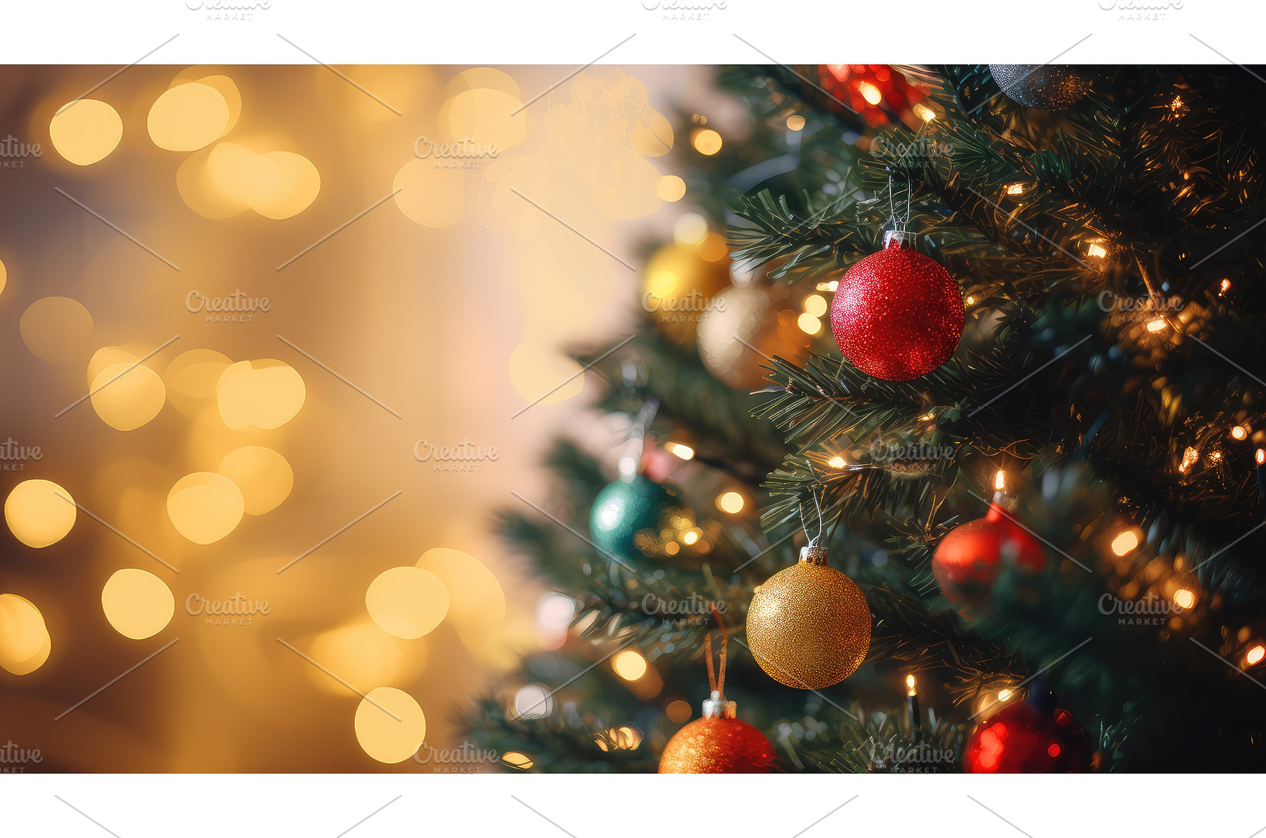 festive bokeh light ai generated, a Background Photo by pikepicture