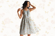 Delicate Floral & Bird Pattern, a Pattern Graphic by StudioGlouna (Thumbnail 2 of 5)