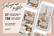 Insta Puzzle Bundle + FREE Updates, a Social Media Template by SilverStag Type Foundry (Thumbnail 8 of 14)