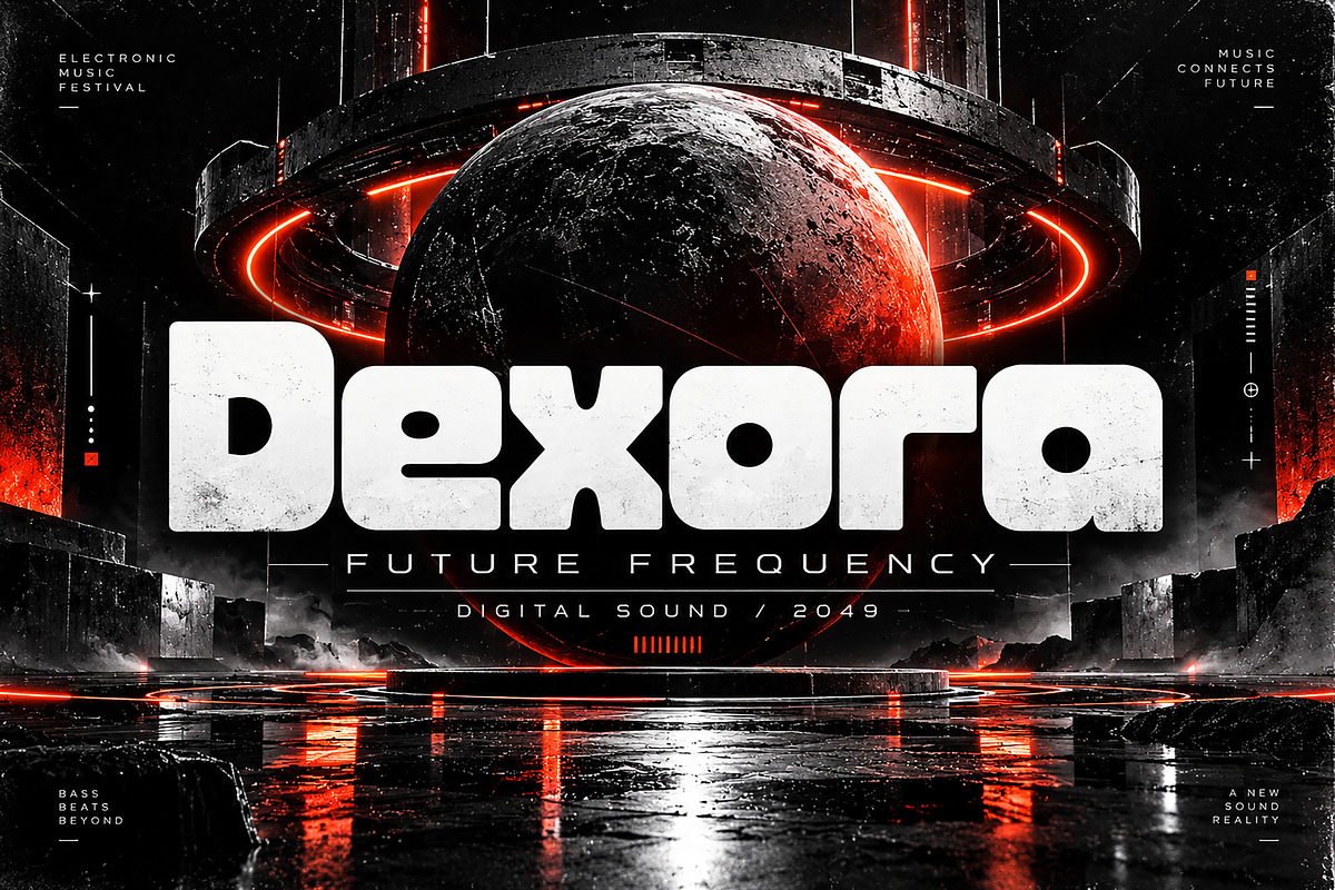 Dexora, a Sans Serif Font by Wow Magic (Photo 3 of 4)