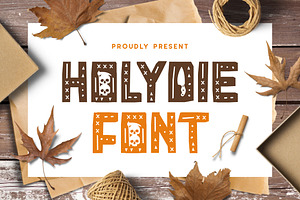 HOLYDIE FONT, a Serif Font by Haws.std