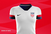 Women's Soccer Kit Mockup - Front, an Apparel Mockup by thedesignshark (Thumbnail 4 of 12)