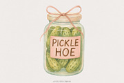 Pickle Hoe PNG, Cute Sticker, an Illustration by SharpMarketplace (Thumbnail 1 of 9)