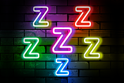 Neon Letter Z | Twitch Sub Badges, an Illustration by Custom Fonts & Patterns (Thumbnail 1 of 2)