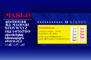 Masko Family, a Sans Serif Font by Areatype (Thumbnail 5 of 8)