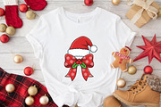 Cute Christmas Bow Sublimation Png, an Illustration by DreamArtGraphic (Thumbnail 5 of 5)