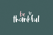 Thankful | A Fun Handwritten Font, a Script Font by KA Designs (Thumbnail 2 of 12)