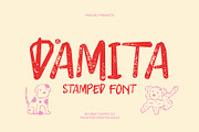 CS Damita Stamp, a Handwritten Font by Craft Supply Co. (Thumbnail 1 of 8)