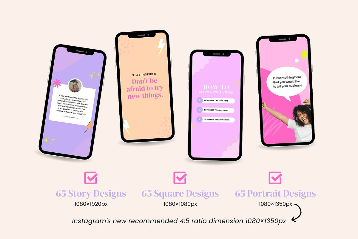 Coach Instagram Templates | Bright, a Social Media Template by Ciera Design Templates (Photo 5 of 10)
