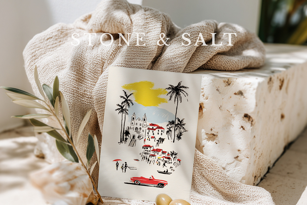 Mediterranean Frame & Card Mockups, a Household Mockup by NikiArts (Photo 3 of 18)