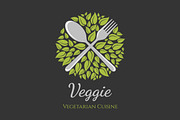Vegetarian Restaurant Logo, a Branding & Logo Template by 7Theme (Thumbnail 2 of 5)