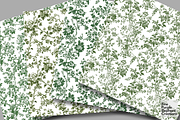 Green Toile Elegance Chinoiserie, a Pattern Graphic by Fine Purple Elephant (Thumbnail 2 of 5)
