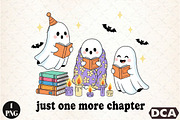 Just One More Chapter Ghost PNG, an Illustration by DreamCafeArt (Thumbnail 1 of 7)
