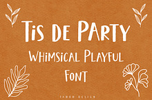 Tis de Party Whimsical Playful fonts