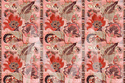 Crimson Red Indian Seamless Patterns, a Pattern Graphic by Maishop (Thumbnail 3 of 8)
