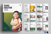 School Education Brochure Template, a Brochure Template by E-Type (Thumbnail 1 of 7)