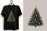 Purple and Yellow Christmas Clipart, an Illustration by SVGArt (Thumbnail 6 of 8)
