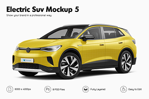 Electric Suv Mockup 5