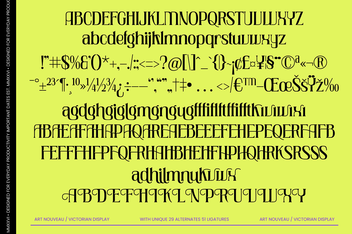 Creative Vision Victorian Display, a Serif Font by timelesstype.co (Photo 10 of 10)