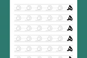 Arabic Numbers and Letter Tracing, an Education Illustration by Sourcedigi (Thumbnail 3 of 4)