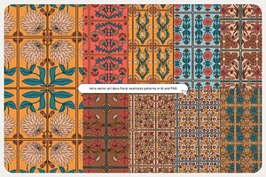 ArtDeco Floral Patterns