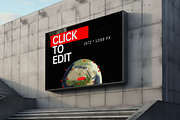 Stairs Billboard Mockup Template, an Advertising Mockup by GearShift (Thumbnail 2 of 4)