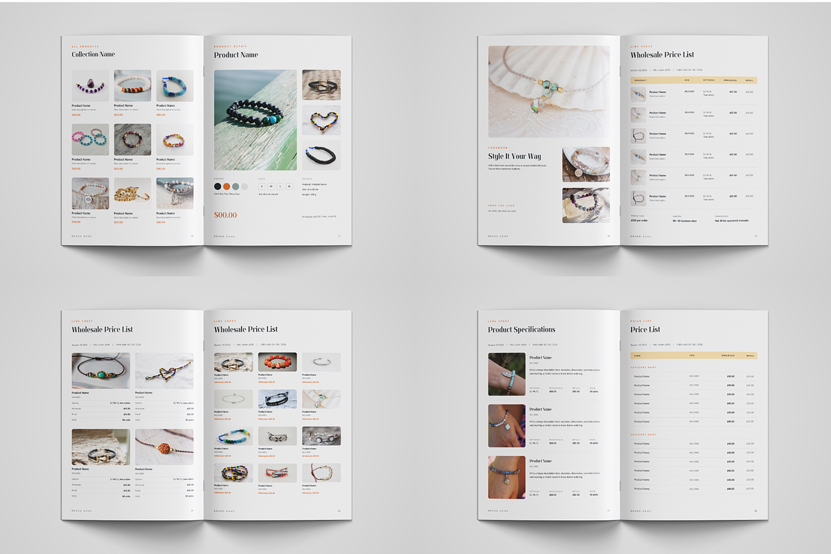 Product Catalog Template for Canva, a Brochure Template by Meenom Templates (Photo 8 of 12)