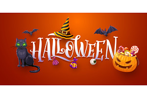 Halloween Banner Of Horror