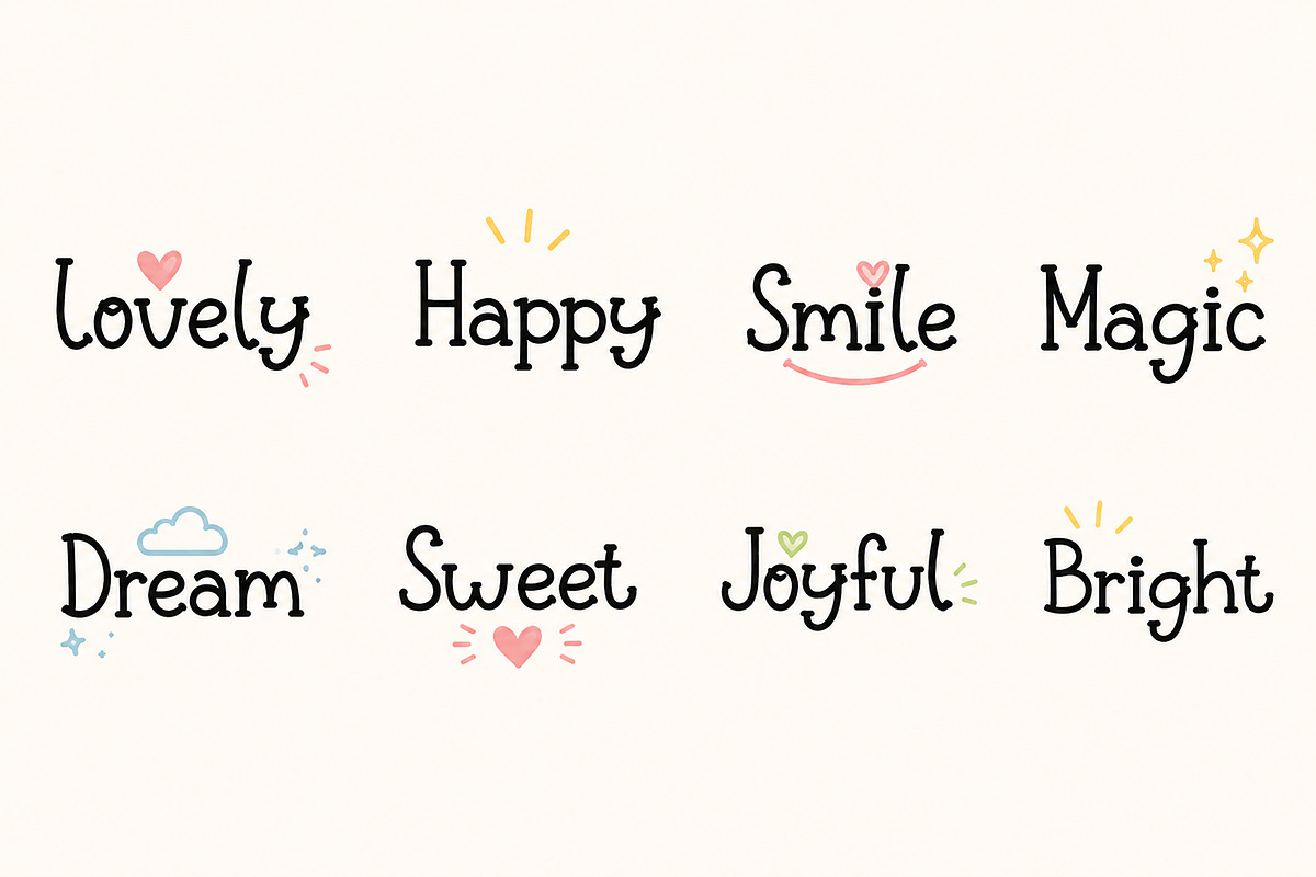 Quibbly – Playful Handwritten Font, a Handwritten Font by Wow Magic (Photo 3 of 5)