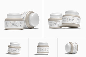 Cosmetic Jar Mockup