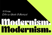 JT Modernism | Funky Font, a Sans Serif Font by Jolicia Type (Thumbnail 1 of 15)
