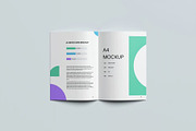 A4 Bifold Brochure Mockup, an Advertising Mockup by Se٧enStudio (Thumbnail 4 of 6)