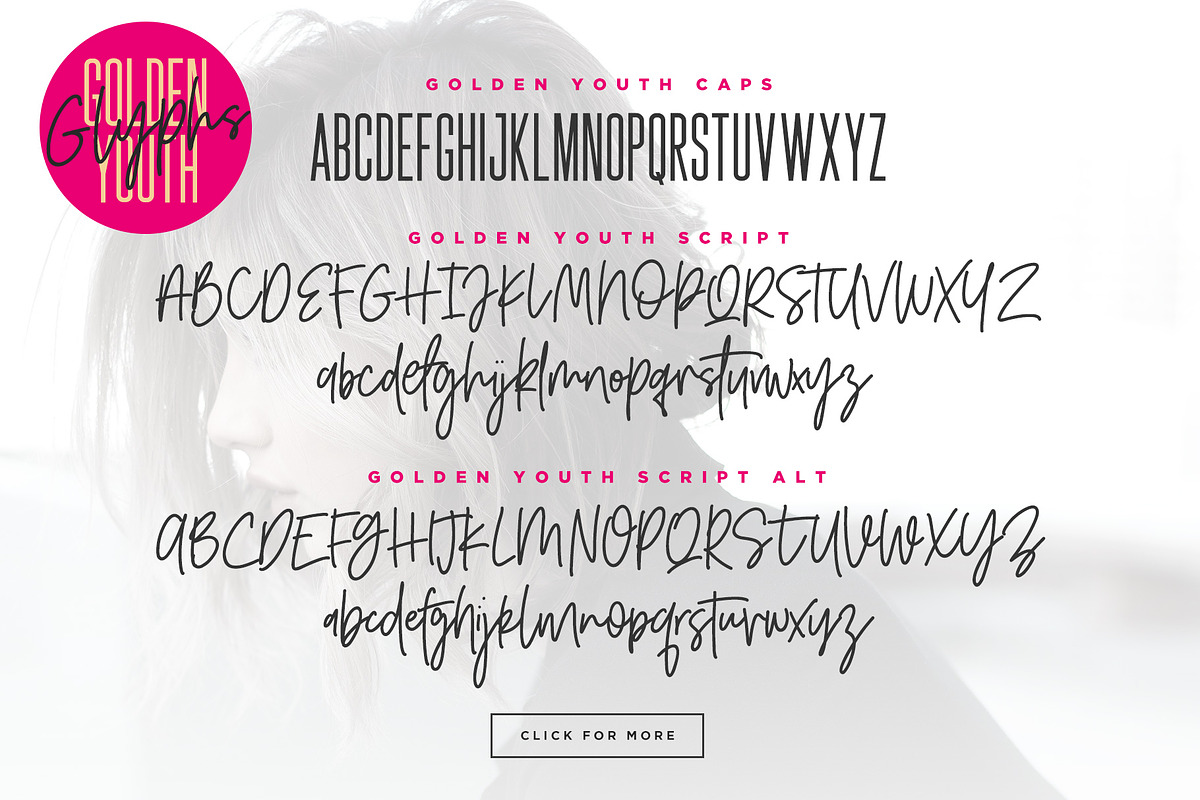 Golden Youth Font Duo, a Sans Serif Font by Sam Parrett (Photo 9 of 9)