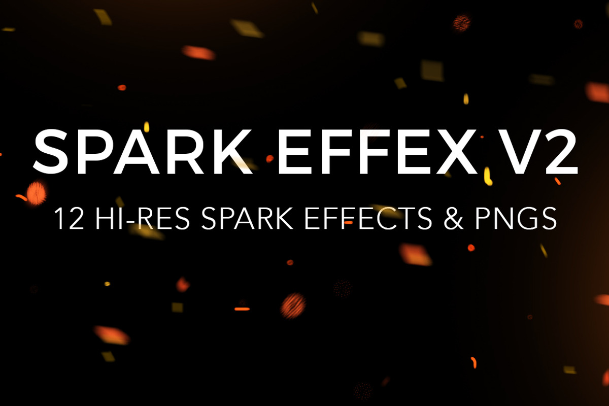 Spark Effex V2 - Spark Effects PNGs, an Object Graphic by Mike Moloney (Photo 1 of 6)
