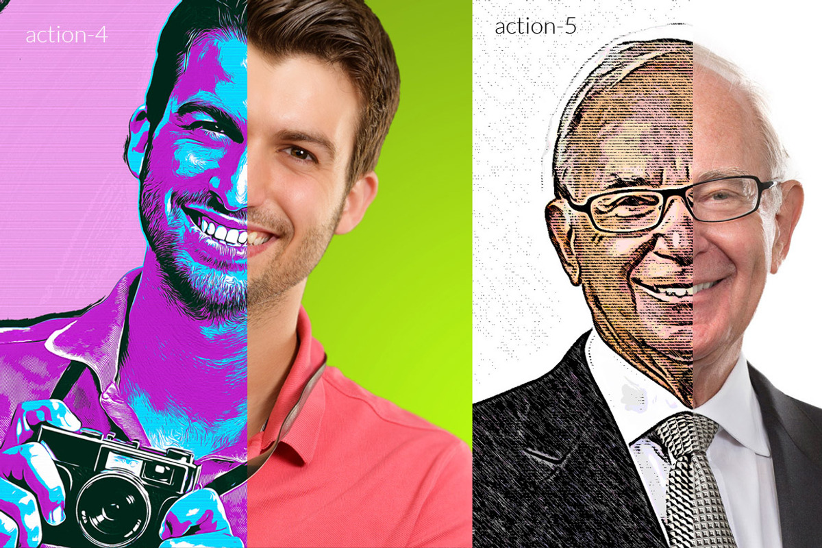 Pop Art Effect Photoshop Action, an Action Add-On by MRI STUDIO (Photo 12 of 22)