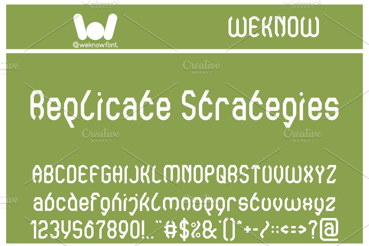 Simplify Optimize font, a Font by weknow (Photo 5 of 8)