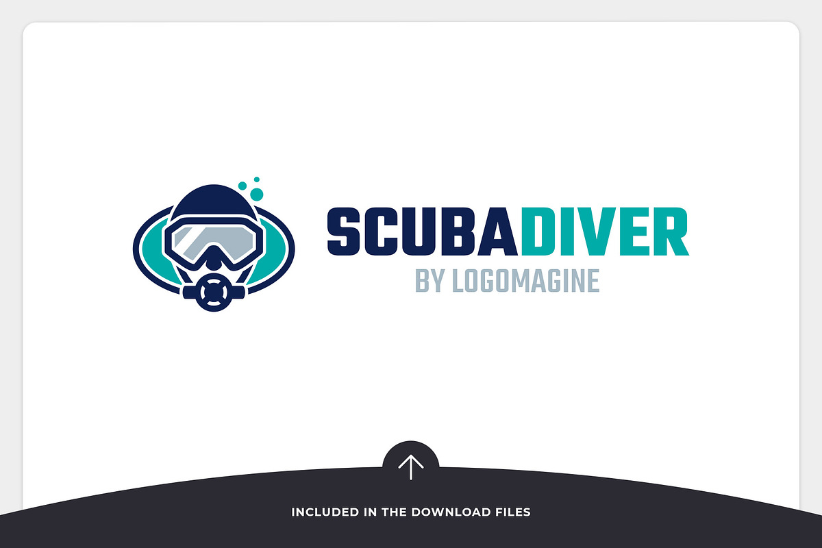 Scuba Diver Logo Template, a Branding & Logo Template by LOGOMAGINE (Photo 12 of 16)