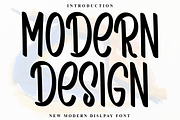 Modern Design, a Sans Serif Font by InermediaSTUDIO (Thumbnail 1 of 8)