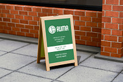 Restaurant Sign Board Mockup, a Product Mockup by SLAB! Design (Thumbnail 6 of 6)