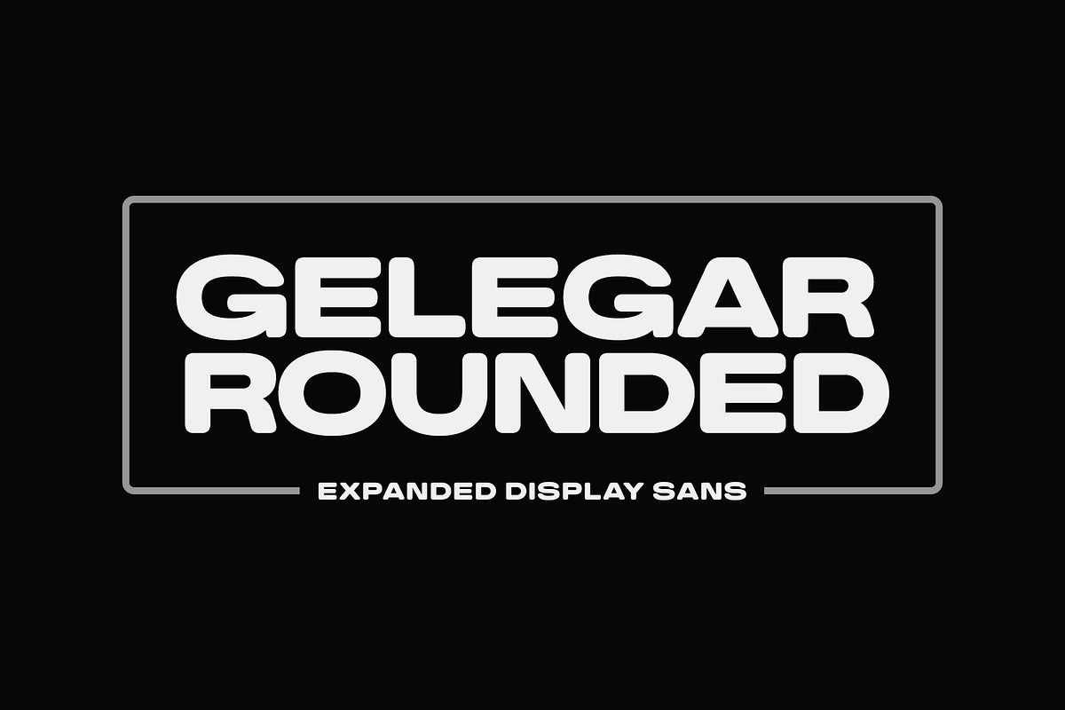 Gelegar Rounded, a Sans Serif Font by Locomotype (Photo 1 of 7)