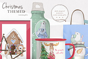 Cute Christmas Characters, a Seasonal Illustration by Pretty Little Lines (Thumbnail 13 of 16)