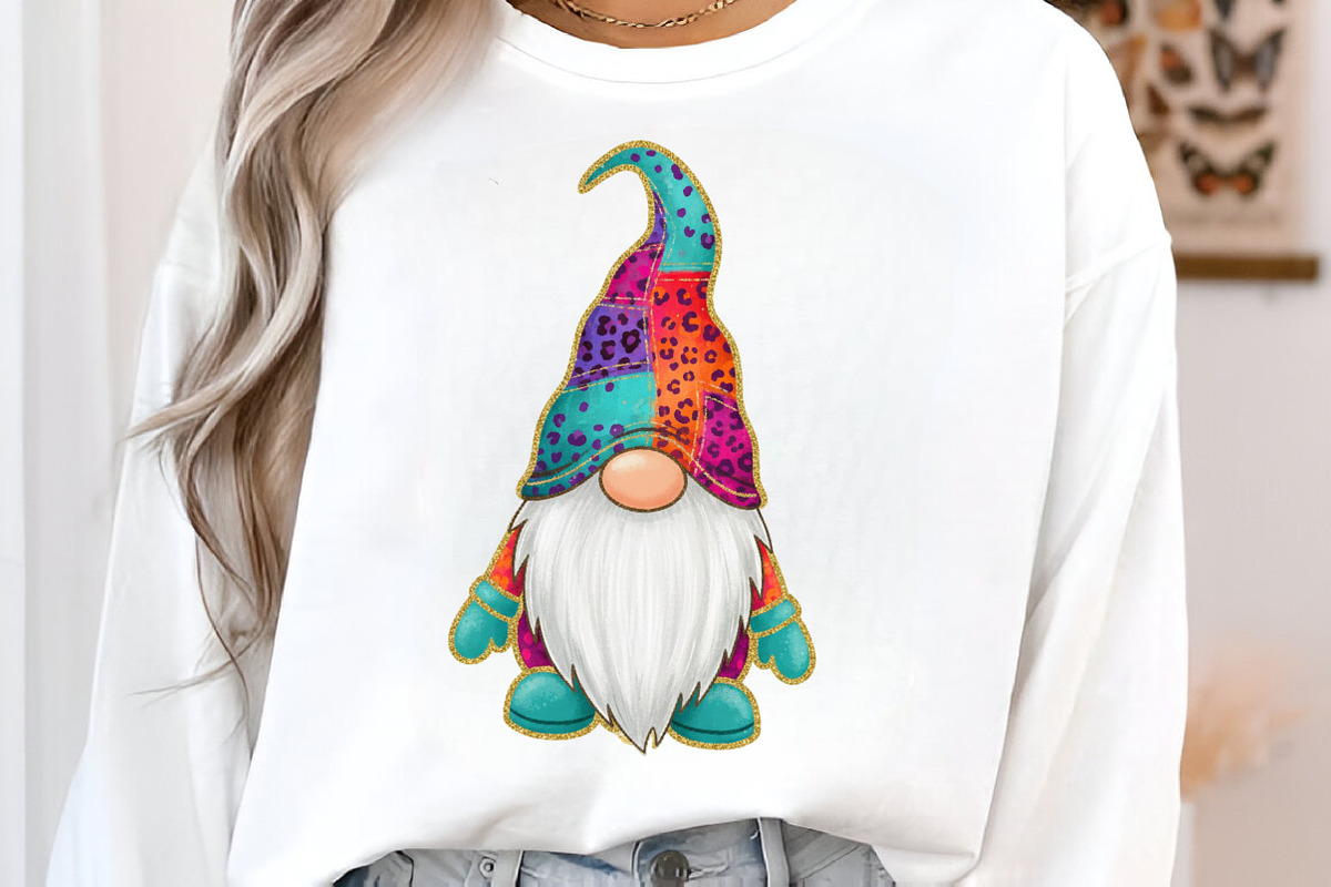 Christmas Gnome Glitter Brushstroke, an Illustration by SinaCreation (Photo 4 of 7)