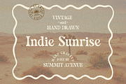Retro Vintage Hand Drawn Font Font, a Serif Font by Summit Avenue (Thumbnail 1 of 3)