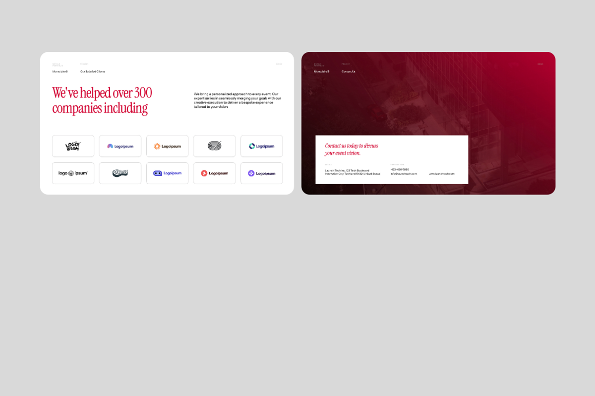 Montclair Creative Portfolio Keynote preview 7
