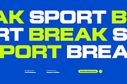 Sport Break – Dynamic Variable Sport, a Sans Serif Font by Namara Creative Studio (Thumbnail 1 of 15)