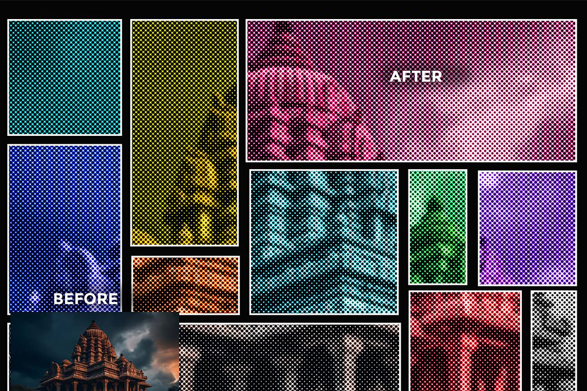 HALFTONE X Experimental Halftone, an Action Add-On by Studio Retouch (Photo 34 of 63)