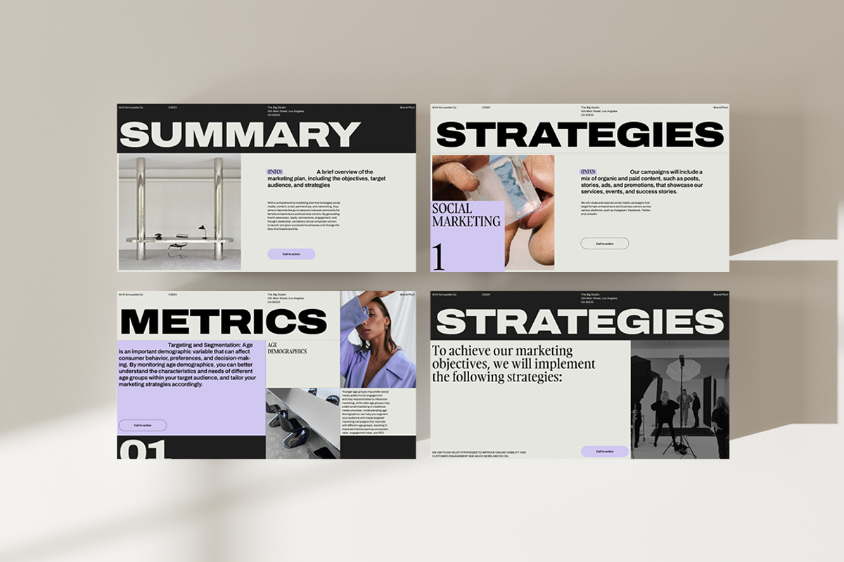 AIYA | Marketing Plan, a Marketing Template by Studio Standard (Photo 4 of 11)